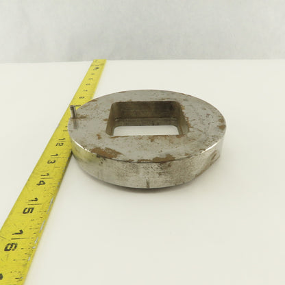 2.500 +.030 .250 Radius Rounded Square Hole Die CNC Turret For 5.250 Holder