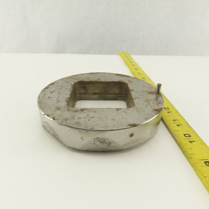 2.500 +.030 .250 Radius Rounded Square Hole Die CNC Turret For 5.250 Holder