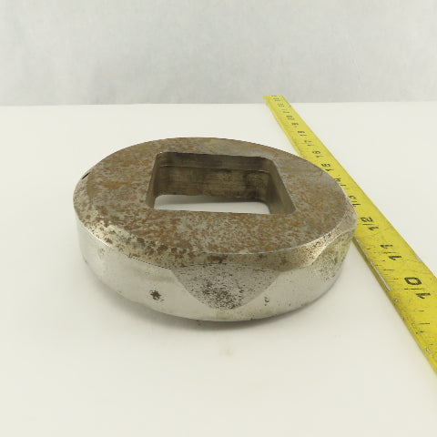 2.500 +.030 .250 Radius Rounded Square Hole Die CNC Turret For 5.250 Holder
