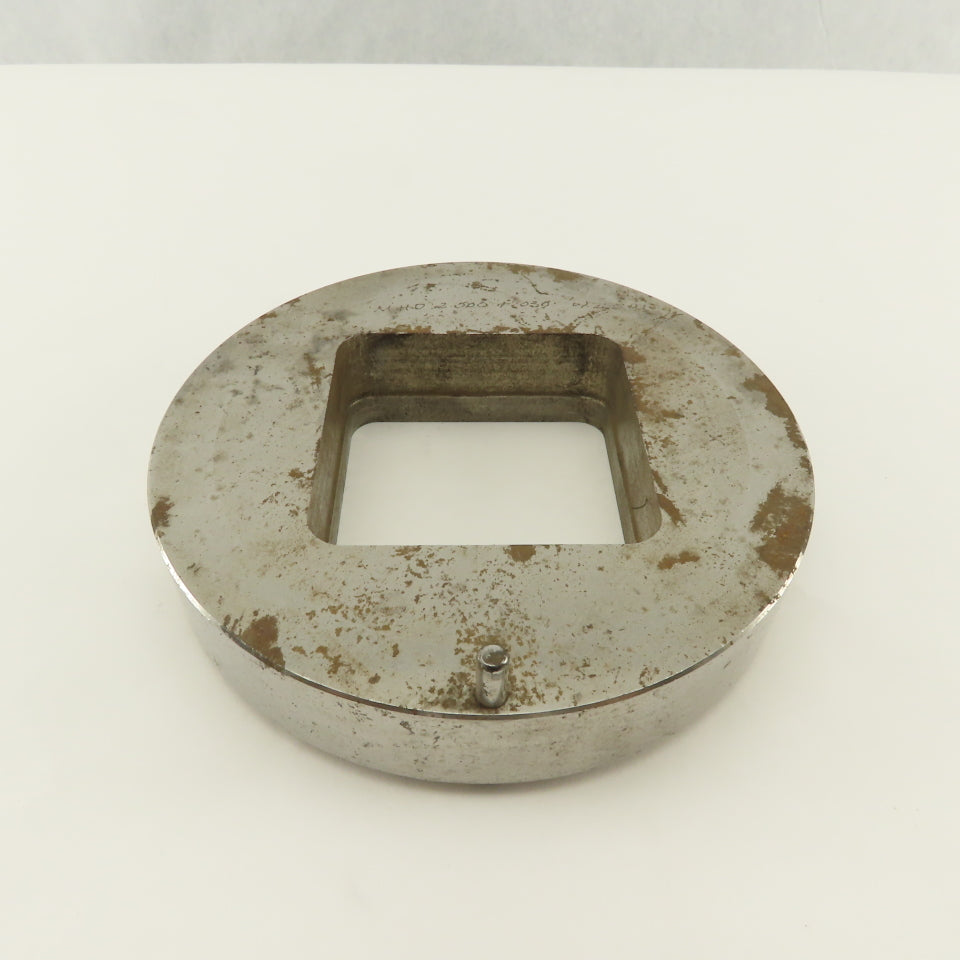 2.500 +.030 .250 Radius Rounded Square Hole Die CNC Turret For 5.250 Holder