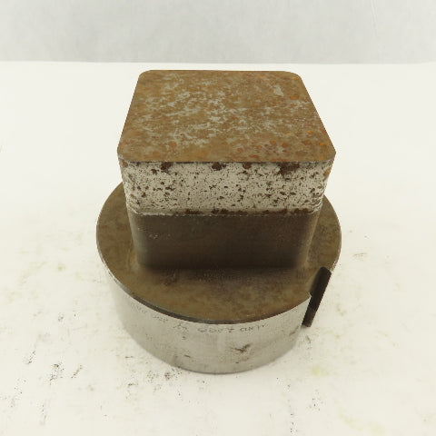 2.500 W/ .250 Radius Rounded Square Hole Punch CNC Turret For 4.1250 Holder