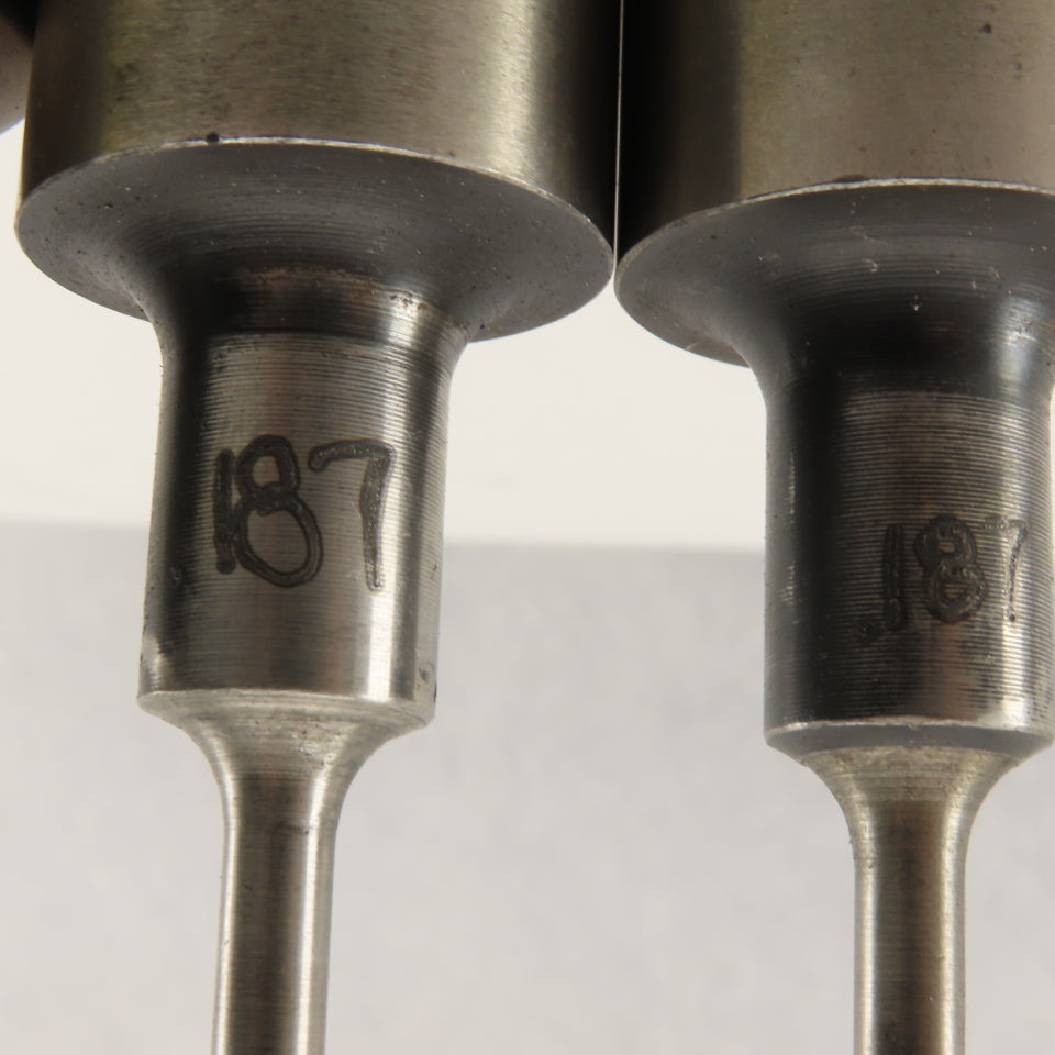 .313, .193,.187,. Round Hole CNC Turret Punch For 1.0625 Holder Misc. Lot Of 5