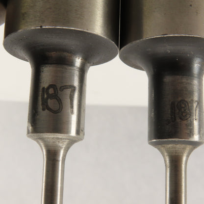 .313, .193,.187,. Round Hole CNC Turret Punch For 1.0625 Holder Misc. Lot Of 5