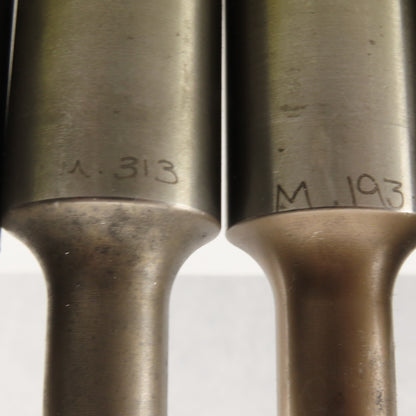 .313, .193,.187,. Round Hole CNC Turret Punch For 1.0625 Holder Misc. Lot Of 5