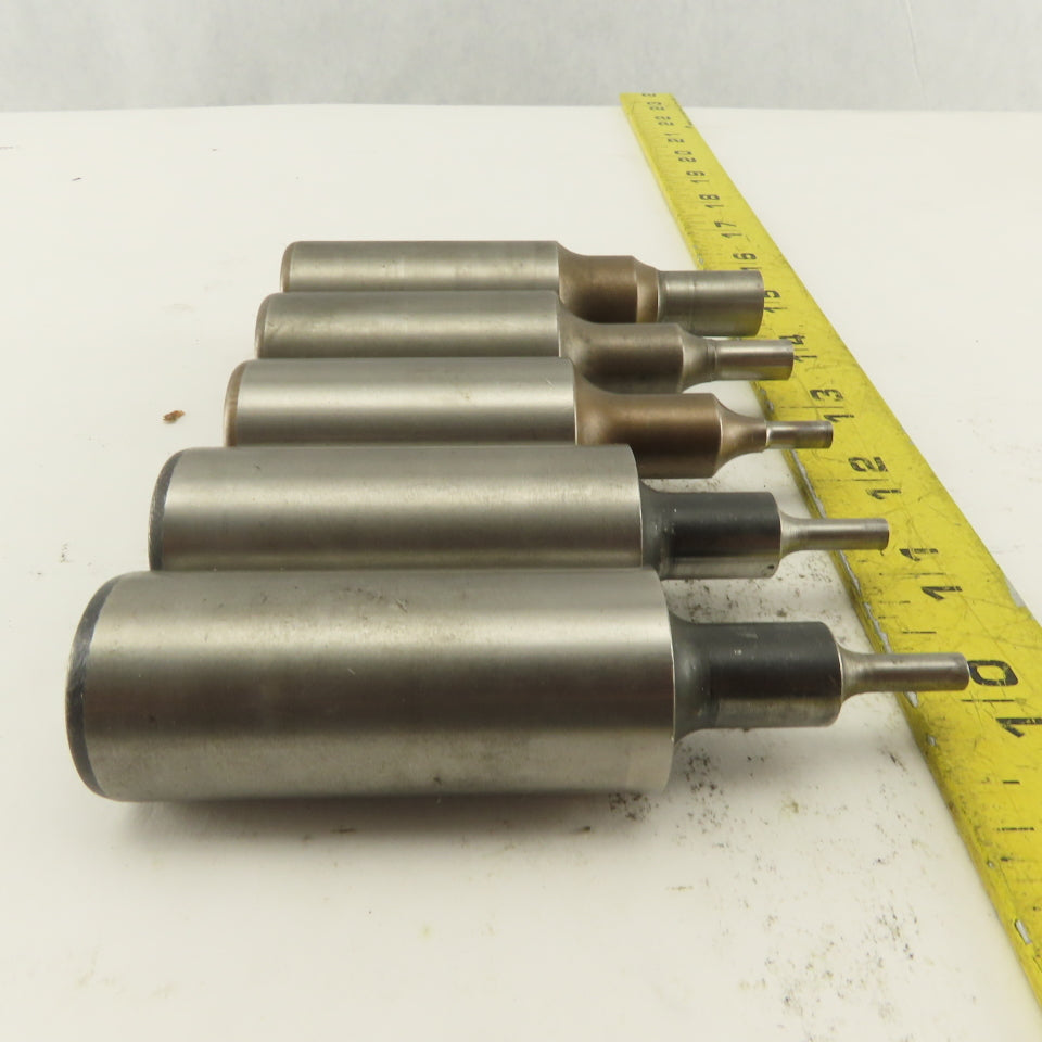 .313, .193,.187,. Round Hole CNC Turret Punch For 1.0625 Holder Misc. Lot Of 5