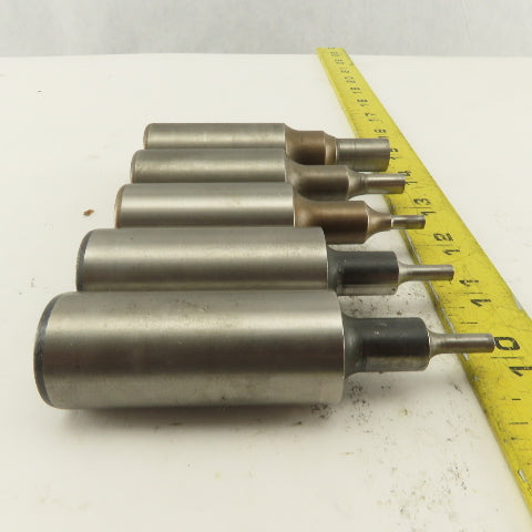 .313, .193,.187,. Round Hole CNC Turret Punch For 1.0625 Holder Misc. Lot Of 5