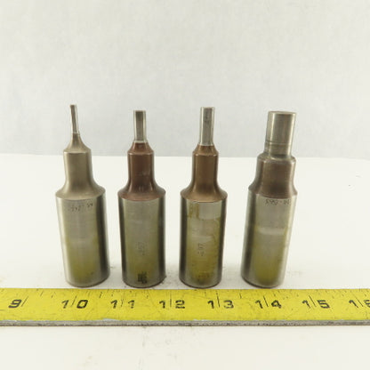 .275, .563, .297, Round Hole CNC Turret Punch For 1.0625 Holder Misc. Lot Of 4