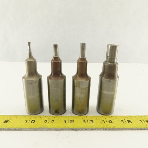 .275, .563, .297, Round Hole CNC Turret Punch For 1.0625 Holder Misc. Lot Of 4