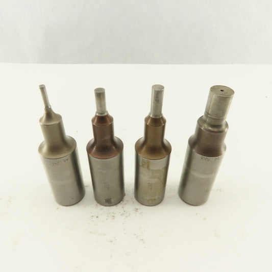 .275, .563, .297, Round Hole CNC Turret Punch For 1.0625 Holder Misc. Lot Of 4