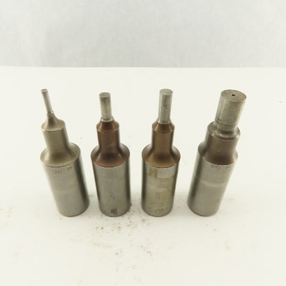 .275, .563, .297, Round Hole CNC Turret Punch For 1.0625 Holder Misc. Lot Of 4