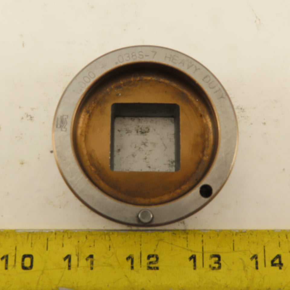 Mate 1.000 + .038 Radius Rounded Square Hole Die CNC Turret  For 2.750 Holder