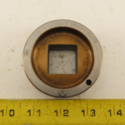 Mate 1.000 + .038 Radius Rounded Square Hole Die CNC Turret  For 2.750 Holder