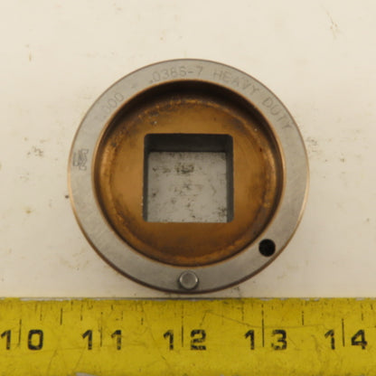 Mate 1.000 + .038 Radius Rounded Square Hole Die CNC Turret  For 2.750 Holder