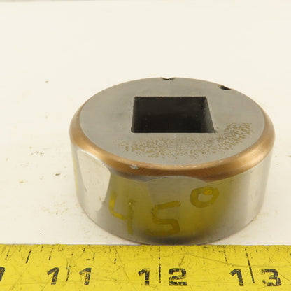 Mate 1.000 + .038 Radius Rounded Square Hole Die CNC Turret  For 2.750 Holder