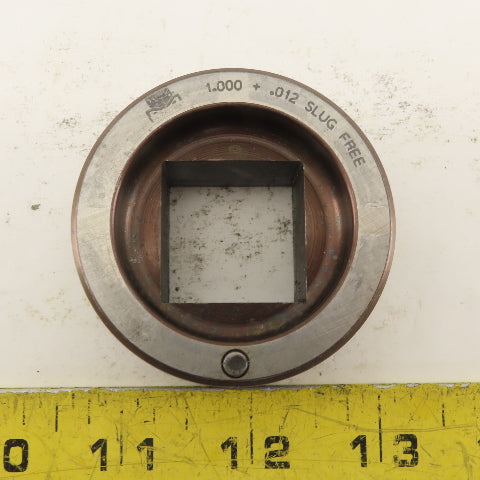 Mate 1.000 +.012 Square Hole Die CNC Turret For 2.250 Holder