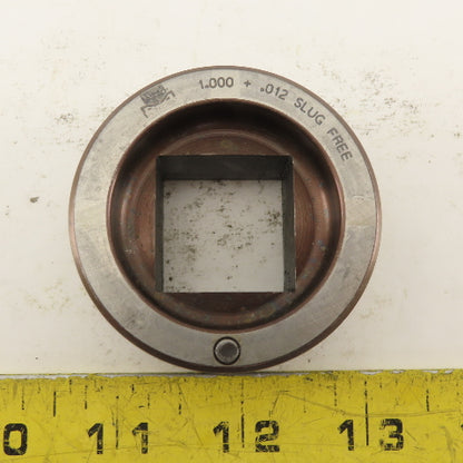 Mate 1.000 +.012 Square Hole Die CNC Turret For 2.250 Holder