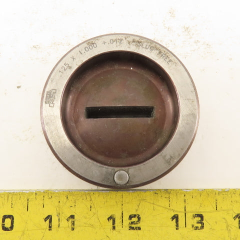 Mate .125 X 1.000 +.012 Slot Rectangle Hole Die CNC Turret For 2.250 Holder