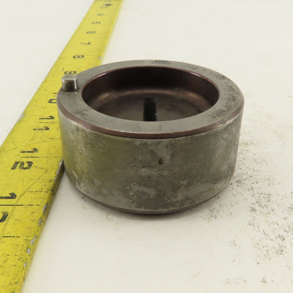 Mate .125 X 1.000 +.012 Slot Rectangle Hole Die CNC Turret For 2.250 Holder