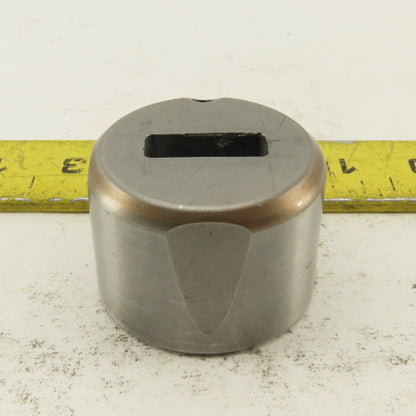 Mate .250 X .750 +.030 Rounded Rectangle Hole Die CNC Turret For 1.5625 Holder