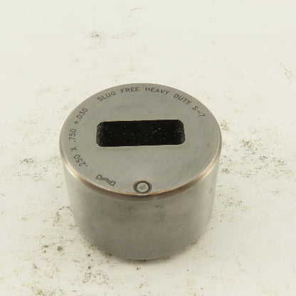 Mate .250 X .750 +.030 Rounded Rectangle Hole Die CNC Turret For 1.5625 Holder