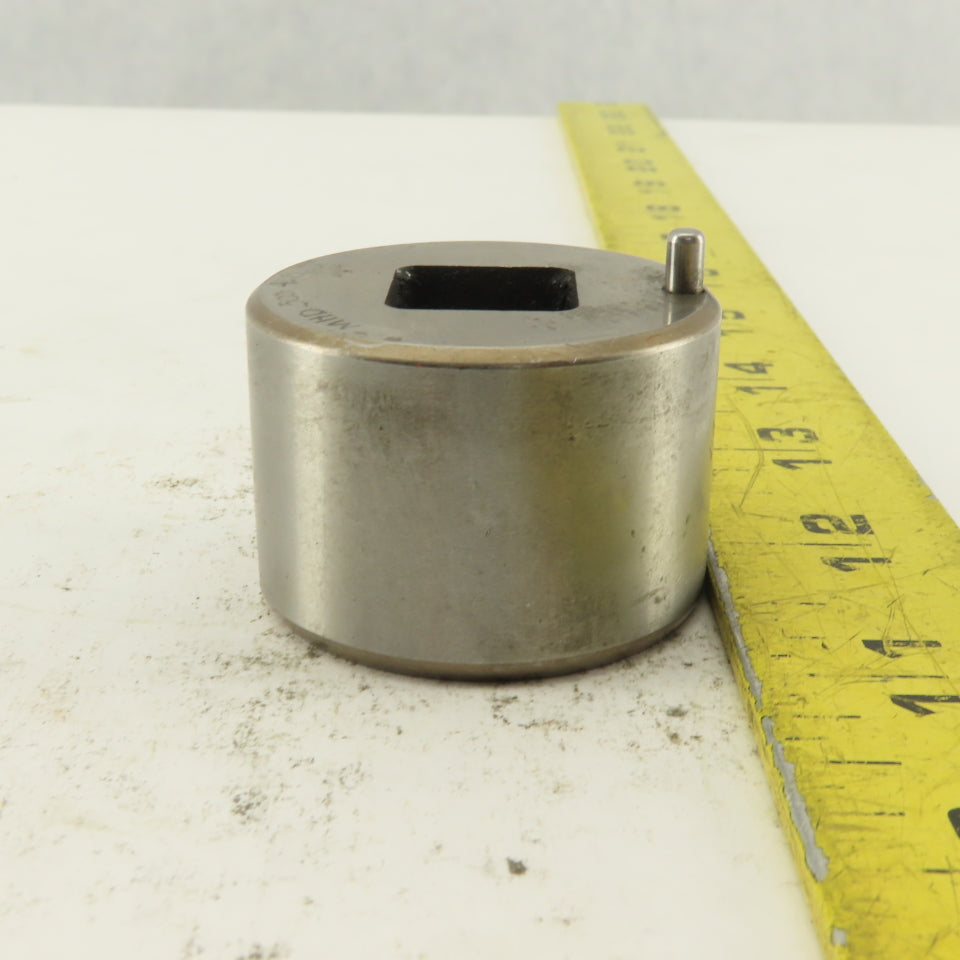 .500  +.060 Rounded Square Hole Die CNC Turret For 1.5625 Holder