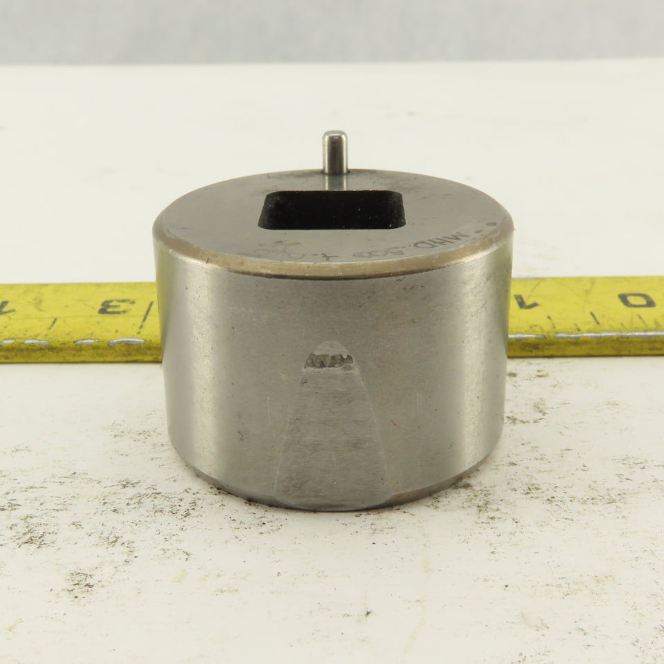 .500  +.060 Rounded Square Hole Die CNC Turret For 1.5625 Holder