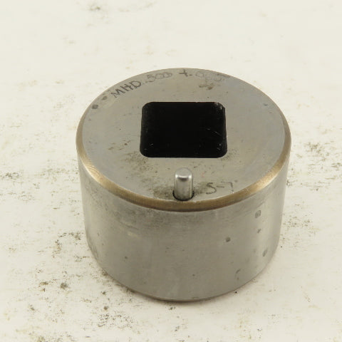.500  +.060 Rounded Square Hole Die CNC Turret For 1.5625 Holder