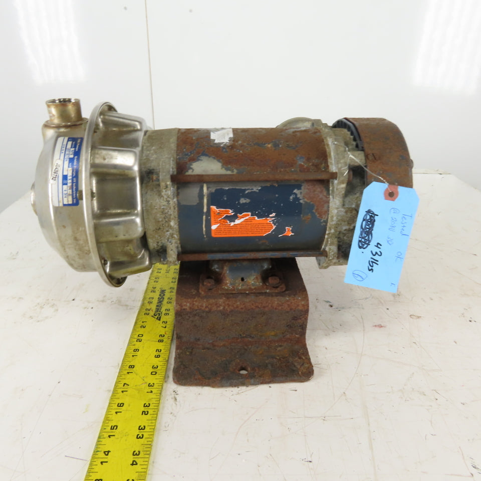 Goulds 1ST1E7D4 1Hp 2875RPM 190/380V 50Hz 3Ph 170GPM Haz Loc Centrifugal Pump