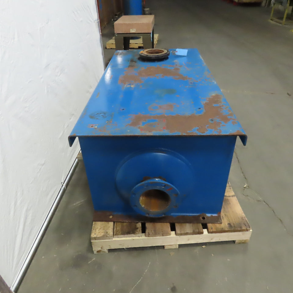 Stoddard D13H-6 6" Flange Mount Horizontal Vacuum System Chamber Silencer