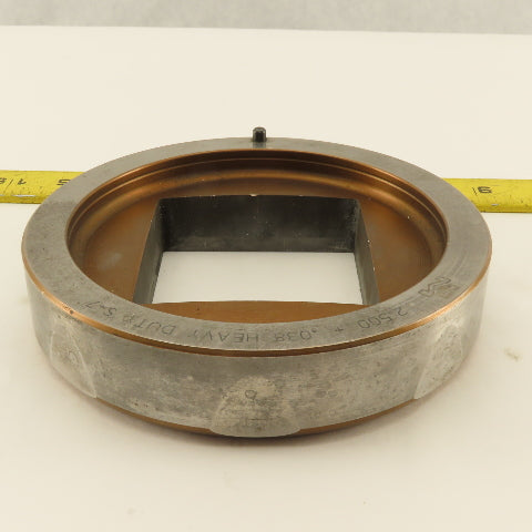 Mate 2.500 +.038 Square Hole Die CNC Turret Heavy Duty For 5.250 Holder