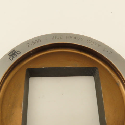 Mate 2.500 +.062 Square Hole Die CNC Turret Heavy Duty For 5.250 Holder