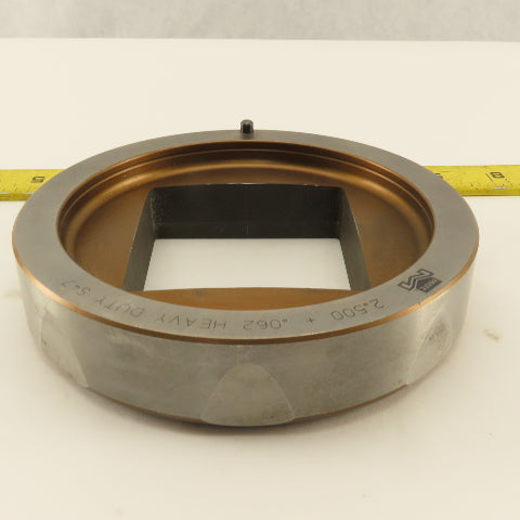 Mate 2.500 +.062 Square Hole Die CNC Turret Heavy Duty For 5.250 Holder