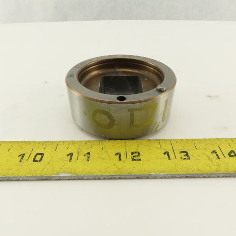 Mate 1.000 +.062 Rounded Square Hole Die CNC Turret Heavy Duty For 2.750 Holder