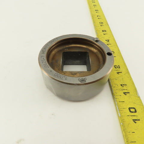 Mate 1.000 +.062 Rounded Square Hole Die CNC Turret Heavy Duty For 2.750 Holder