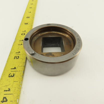Mate 1.000 +.062 Rounded Square Hole Die CNC Turret Heavy Duty For 2.750 Holder