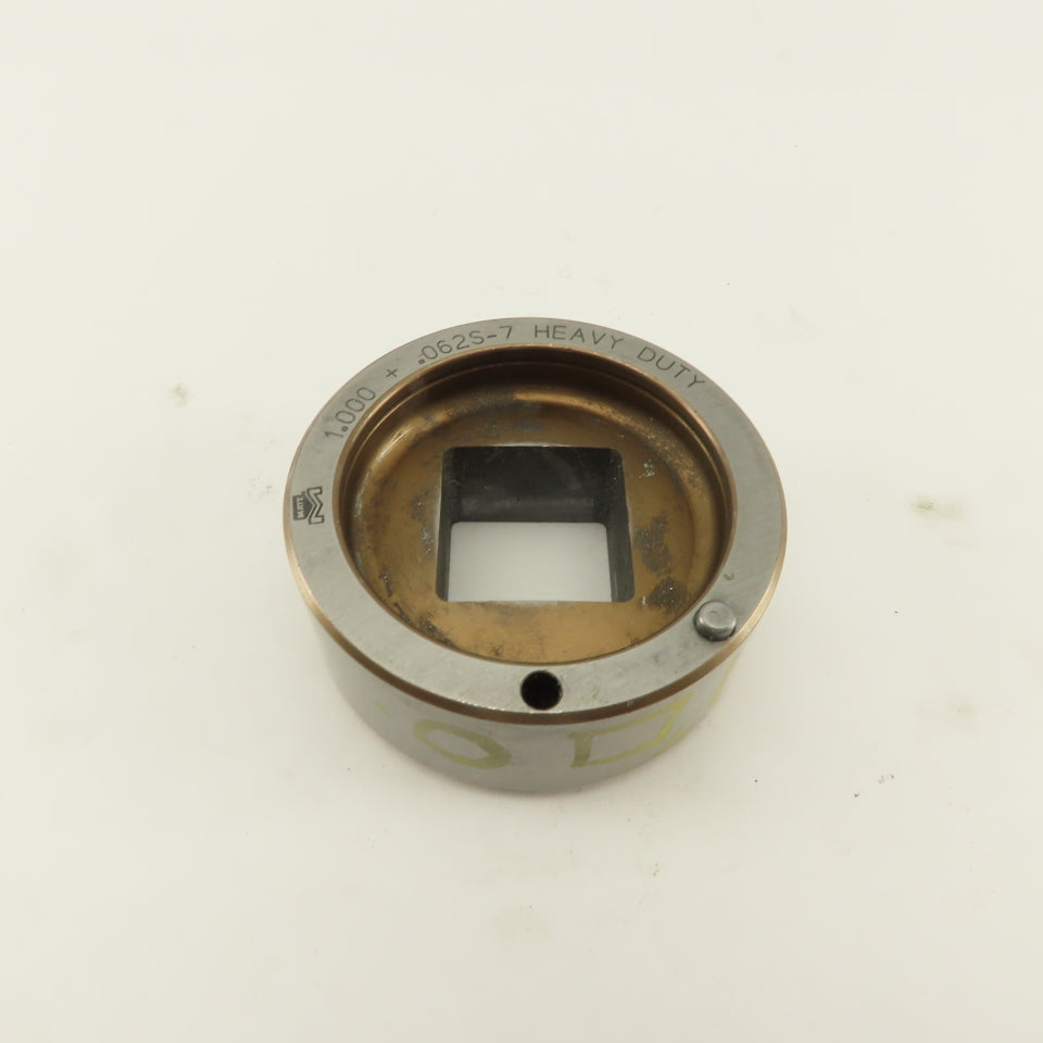 Mate 1.000 +.062 Rounded Square Hole Die CNC Turret Heavy Duty For 2.750 Holder