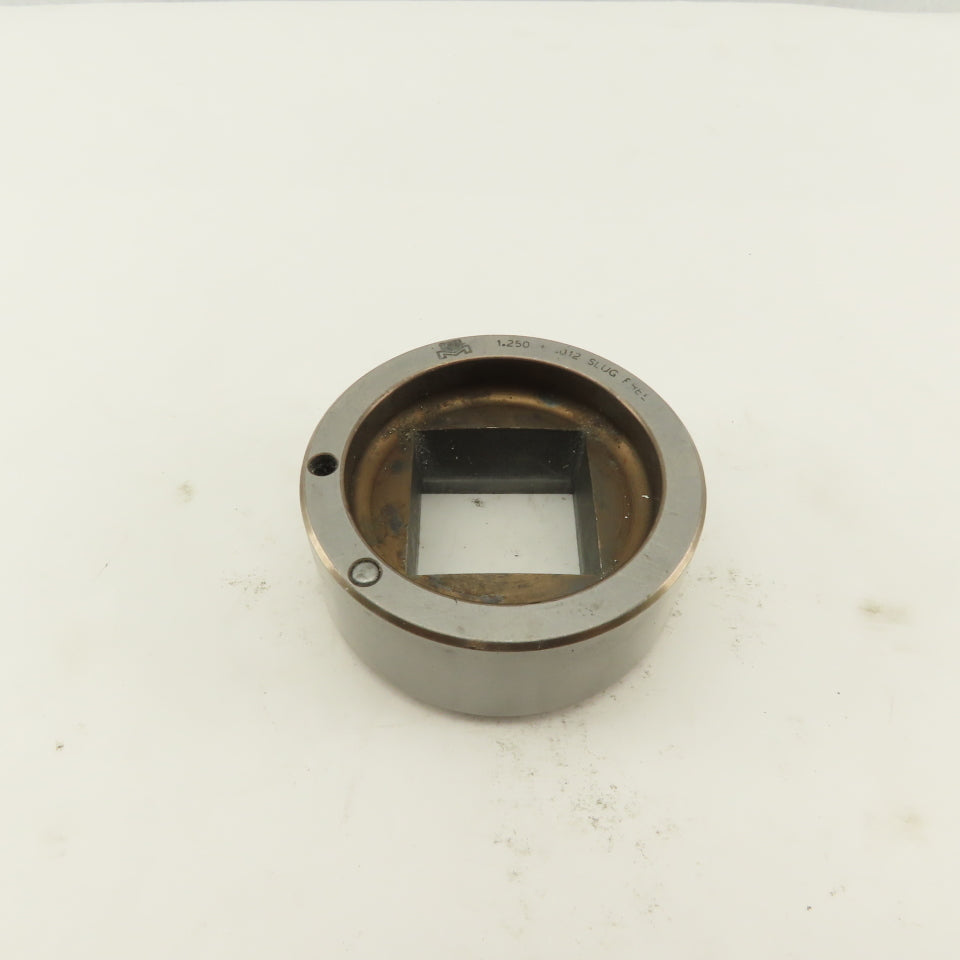 1.250 +.012  Square Hole Die CNC Turret Slug Free For 2.750 Holder