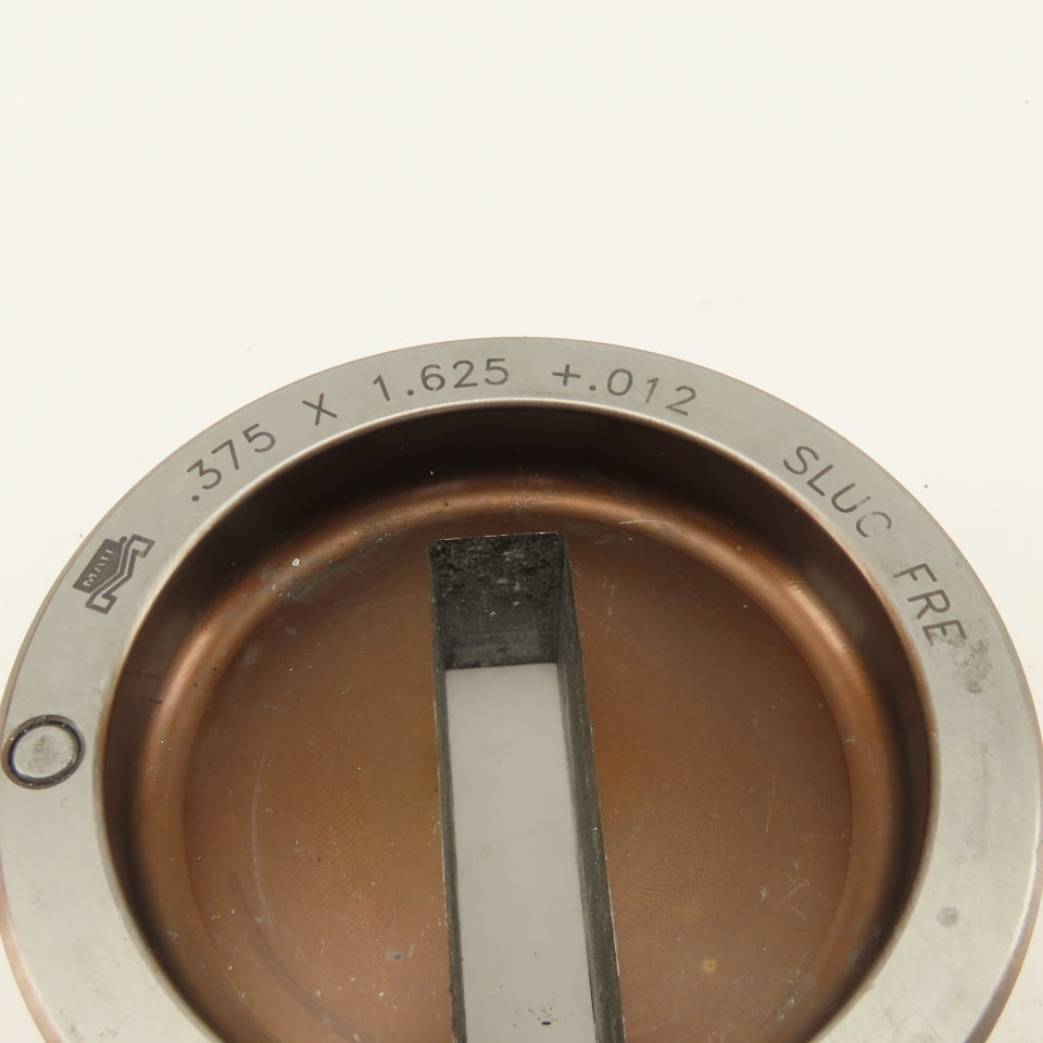 Mate .375 x 1.625 +.012 Rectangle Hole Die CNC Turret Slug Free For 2.750 Holder