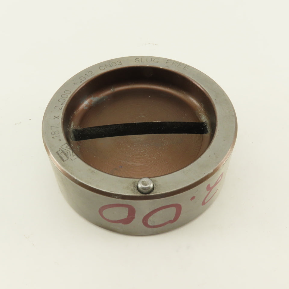 Mate .187 x 2.000 +.012 Rectangle Hole Die CNC Turret Slug Free For 2.750 Holder