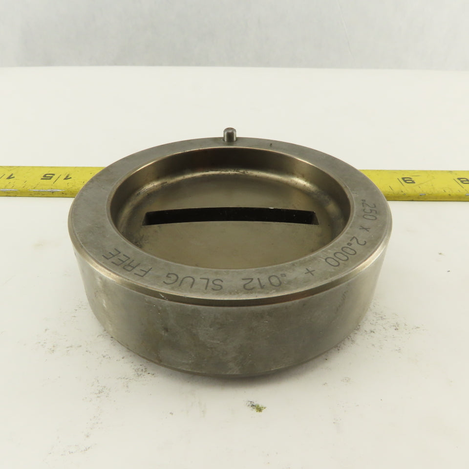 Mate .250 x 2.000 +.012 Rectangle Hole Die CNC Turret Slug Free For 3.500 Holder