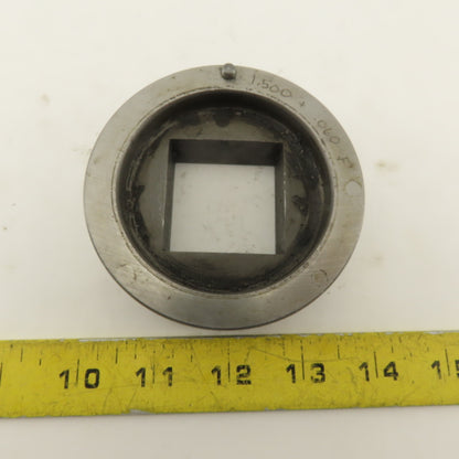 1.500 +.060 Square Hole Die CNC Turret Heavy Duty For 3.500 Holder