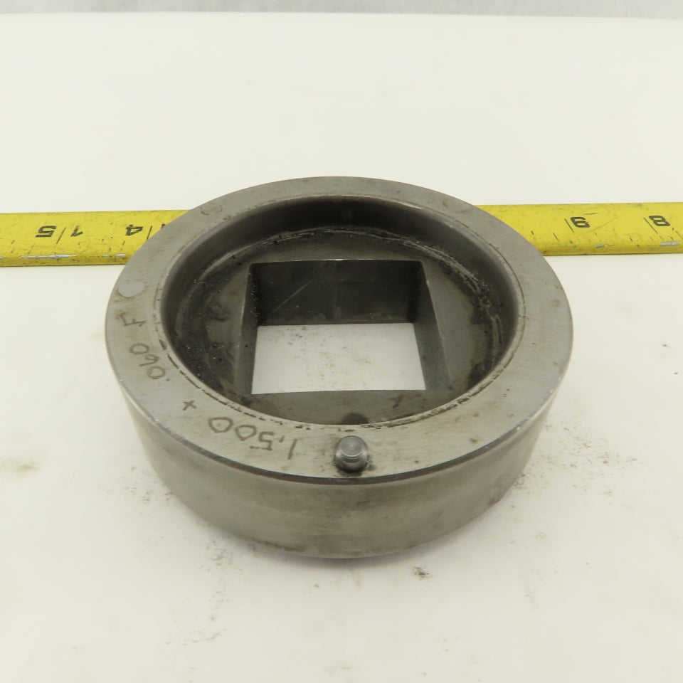 1.500 +.060 Square Hole Die CNC Turret Heavy Duty For 3.500 Holder
