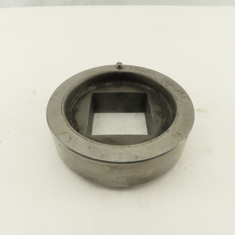 1.500 +.060 Square Hole Die CNC Turret Heavy Duty For 3.500 Holder