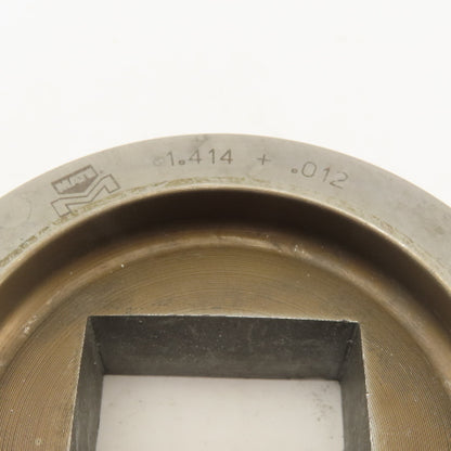 Mate 1.414 +.012 Square Hole Die CNC Turret Heavy Duty For 3.500 Holder
