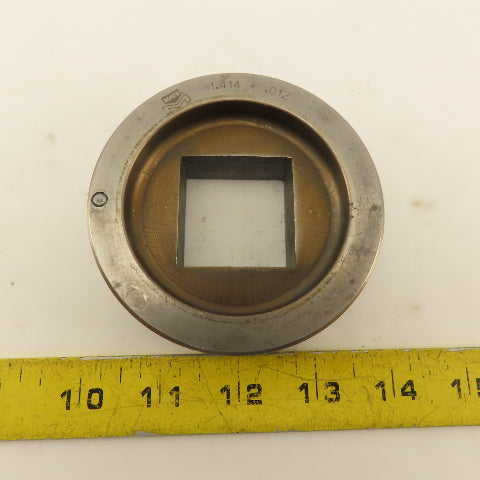 Mate 1.414 +.012 Square Hole Die CNC Turret Heavy Duty For 3.500 Holder
