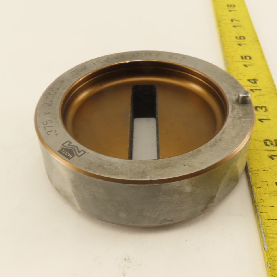 Mate .375 x 2.000 +.062 Rectangle Hole Die CNC Turret Slug Free For 3.500 Holder