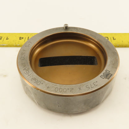 Mate .375 x 2.000 +.062 Rectangle Hole Die CNC Turret Slug Free For 3.500 Holder