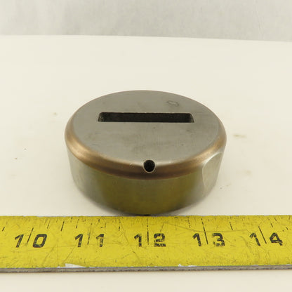 Mate .375 x 2.000 +.062 Rectangle Hole Die CNC Turret Heavy Duty 3.500 Holder