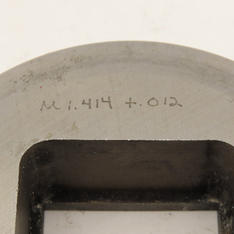 1.414 +.012 Square Hole Die CNC Turret Slug Relief For 3.500 Holder
