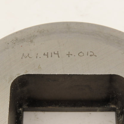 1.414 +.012 Square Hole Die CNC Turret Slug Relief For 3.500 Holder